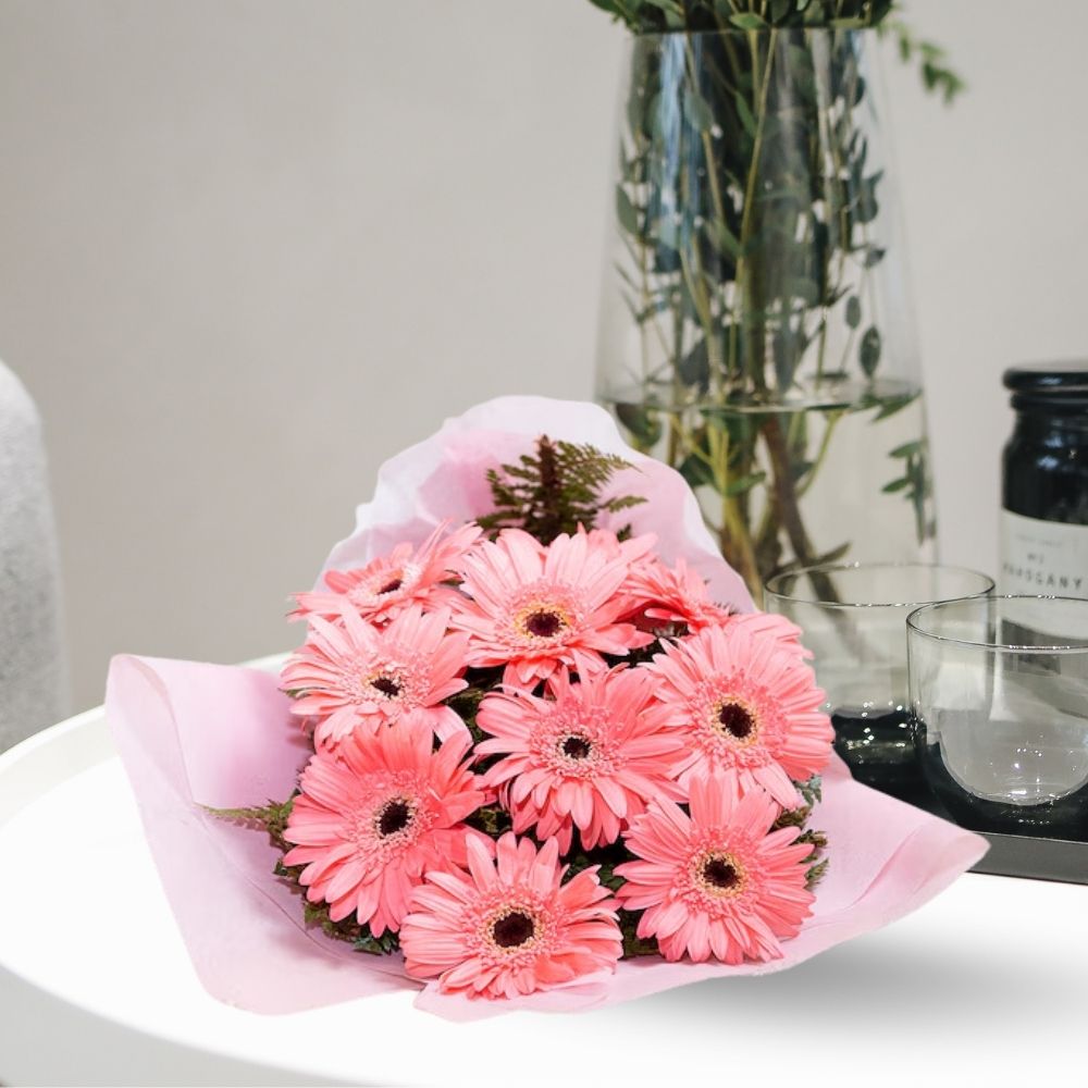 pink gerbera bouquet 